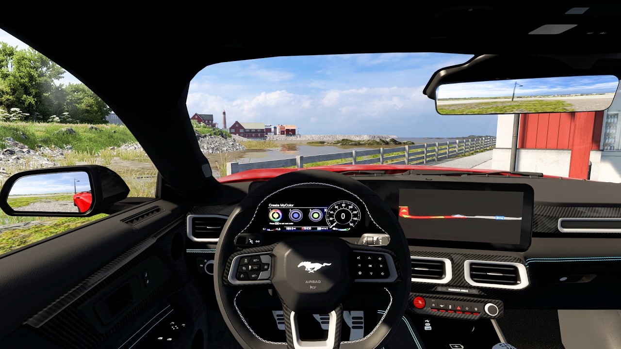 2025 Ford Mustang - ETS2[1.57][Euro Truck Simulator 2][Nordic Horizons DLC]