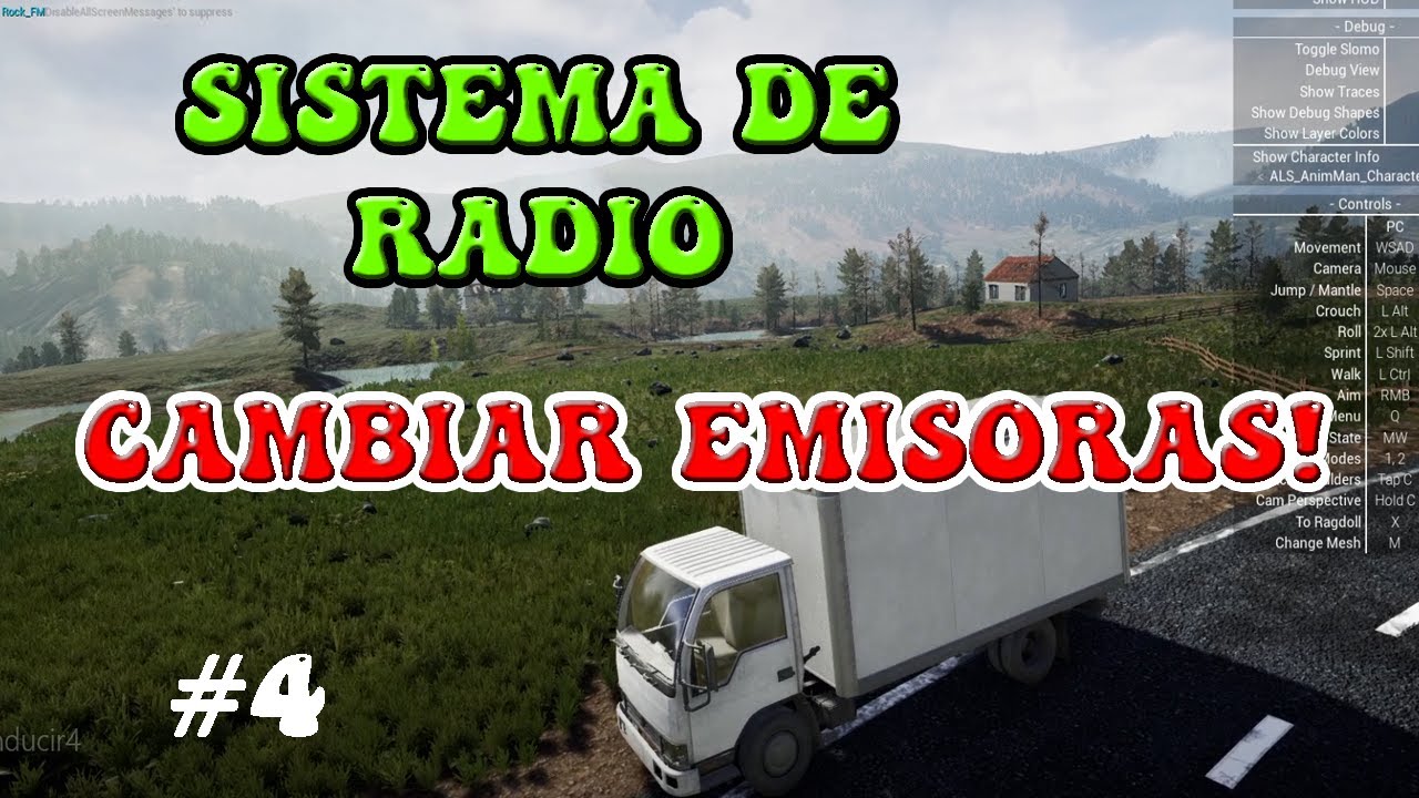UE|#4 Sistema Conducci&oacute;n (Radio cambiar emisoras en Veh&iacute;culo!)