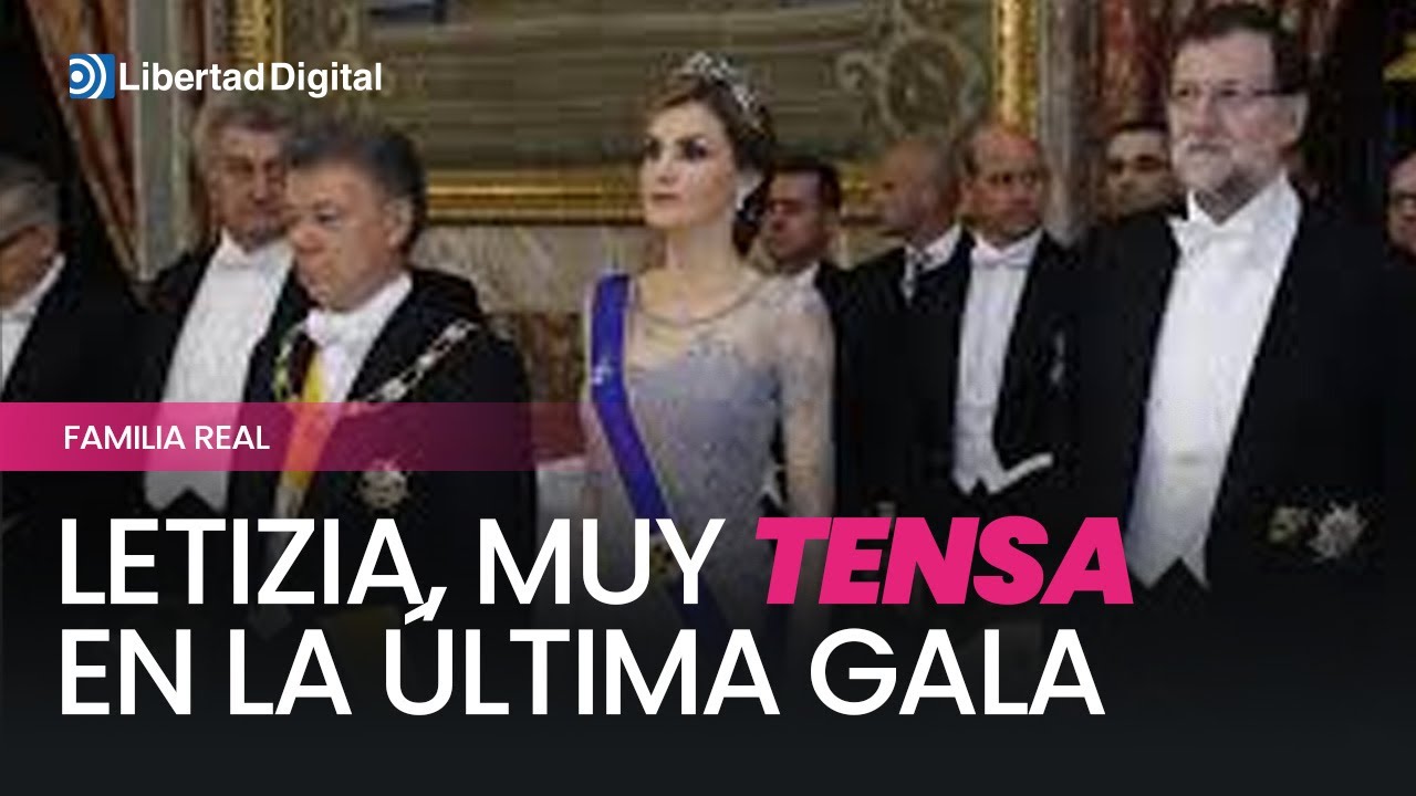 Letizia, muy tensa en su último acto oficial