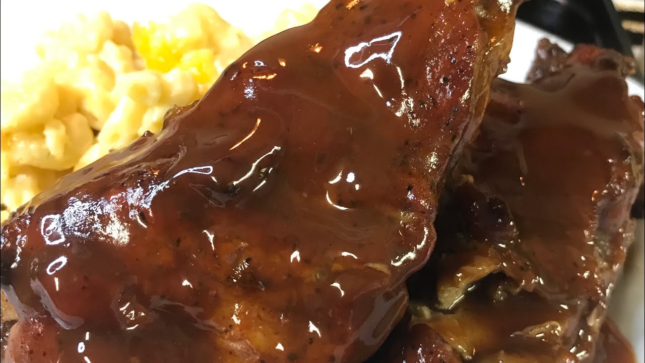 OLD SCHOOL OVEN BBQ PORK NECK BONES