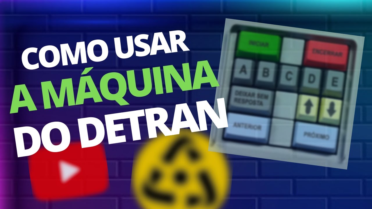 [PASSO A PASSO] Como usar a máquina da PROVA do DETRAN CE
