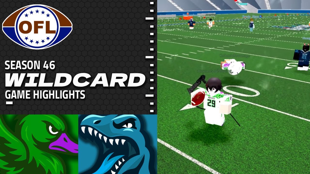 OFL S46 Wildcard | #20 Dansville Ducks vs #13 Rockford Raptors | Roblox Football Highlights
