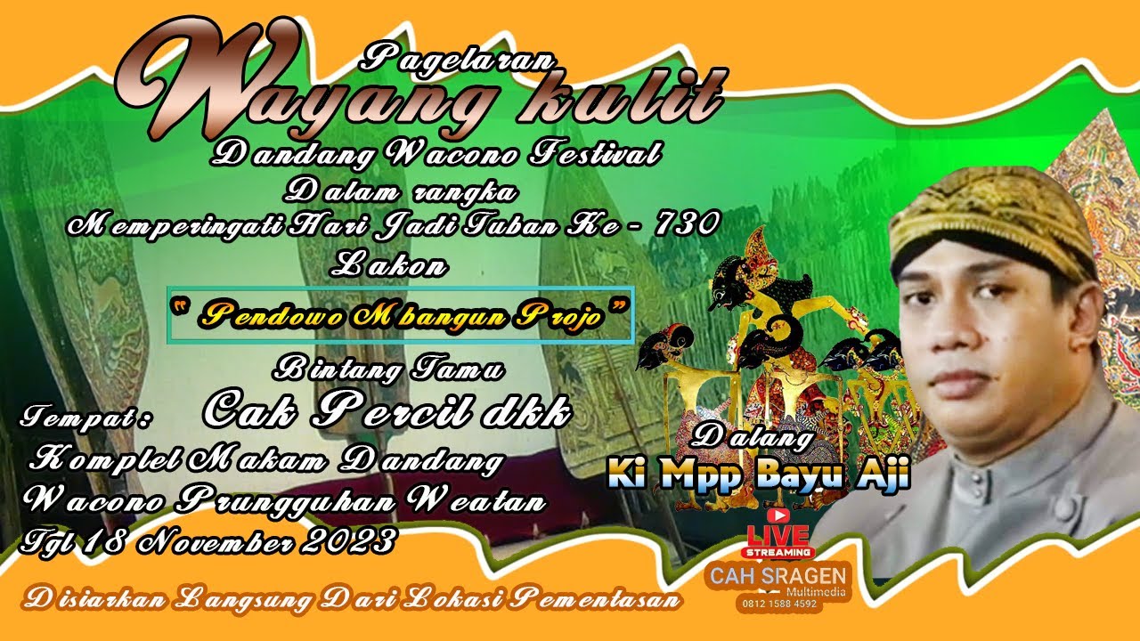 LIVE PAGELARAN WAYANG KULIT // LAKON  