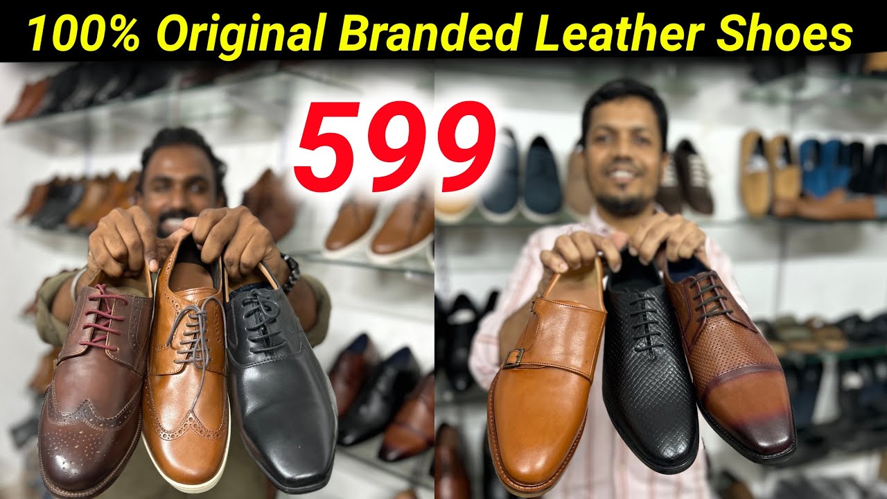 😱Unbelievable pric Drop 🔻ரூ.599  Original Big Branded Leather Shoes in Chennai | Vimals lifestyle