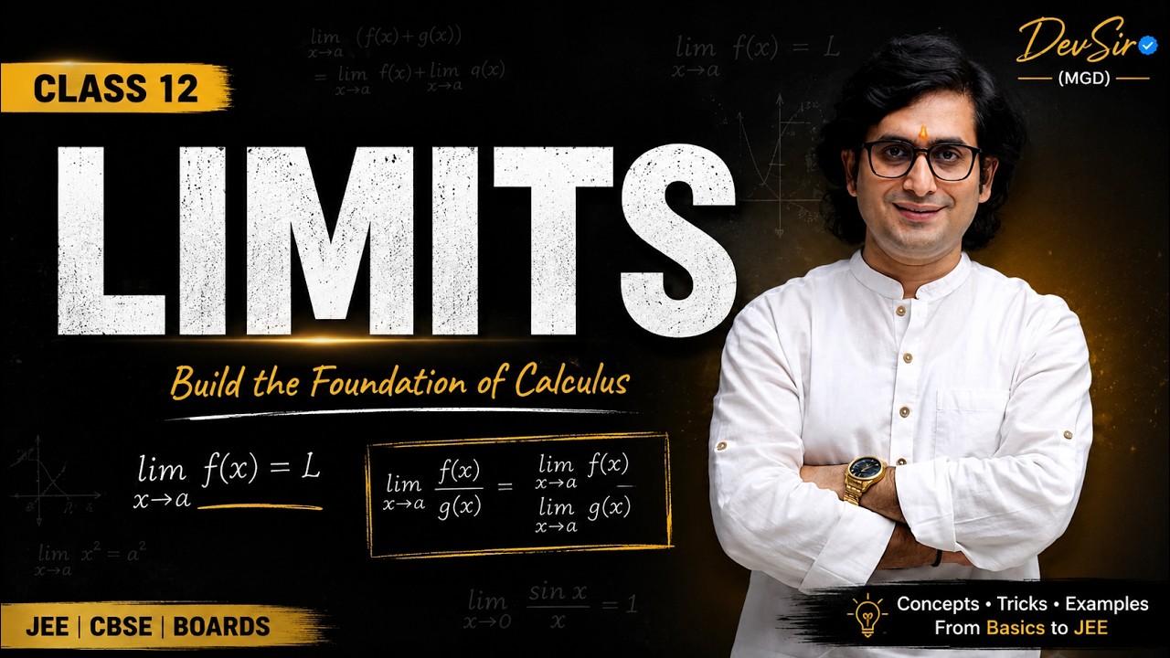Limits | Day 1🔥 | Complete Concept + Important Questions | Maths