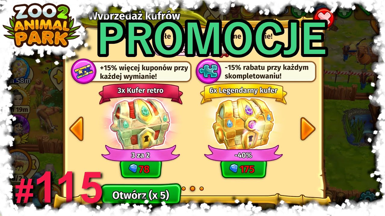 🦁 Zoo 2: Animal Park: #115 Promocje