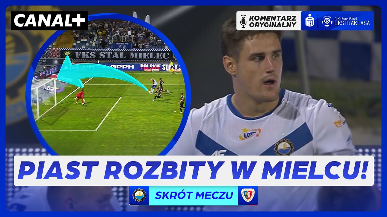 PAN PIŁKARZ ILYA SHKURIN! PIERWSZA PORAŻKA PIASTA W SEZONIE!  STAL &ndash; PIAST, SKR&Oacute;T MECZU