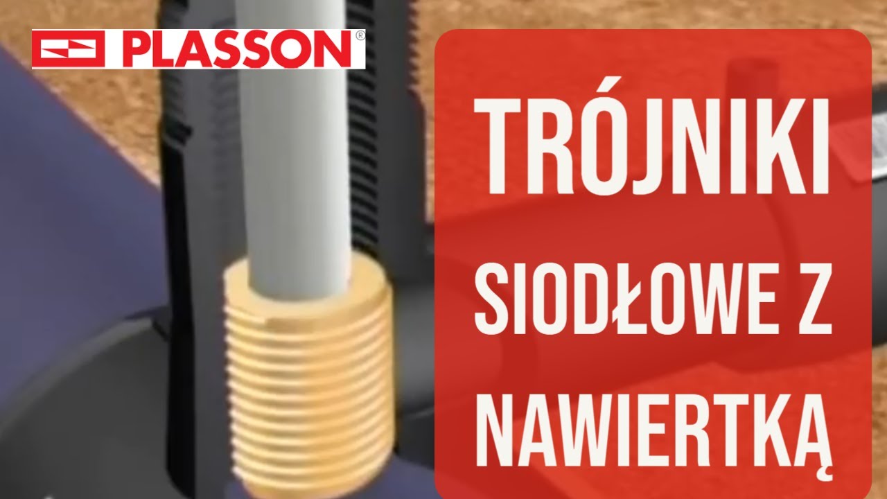 Trójniki siodłowe z nawiertką