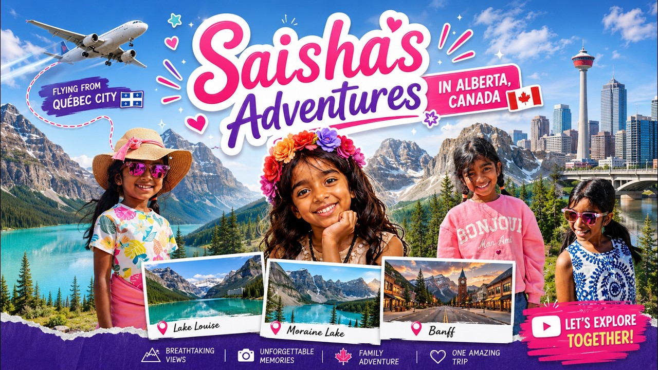 ✈️ From Qu&eacute;bec City to Banff! Our Amazing Family Adventure in the Canadian Rockies 🇨🇦