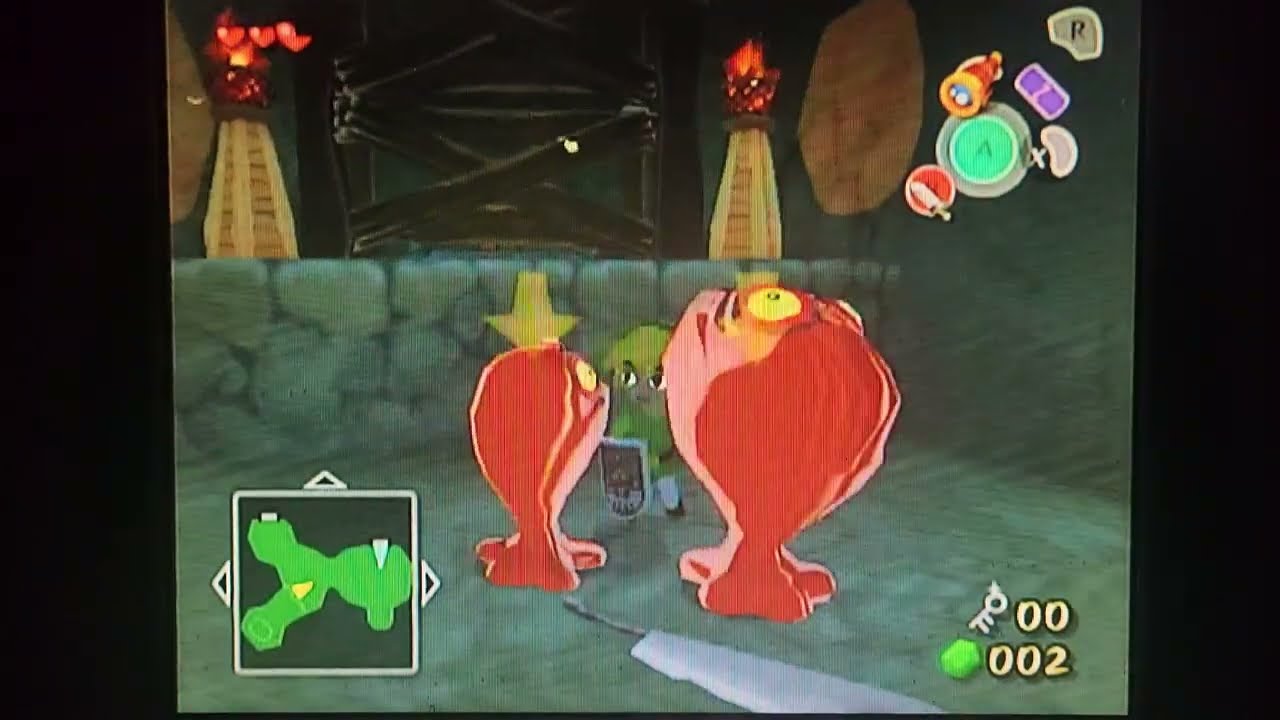 The Legend of Zelda Windwaker Demo Part 2: Getting far in a dungeon and chatting