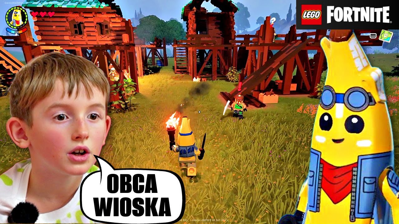 LEGO Fortnite 😎 OBCA WIOSKA 😱