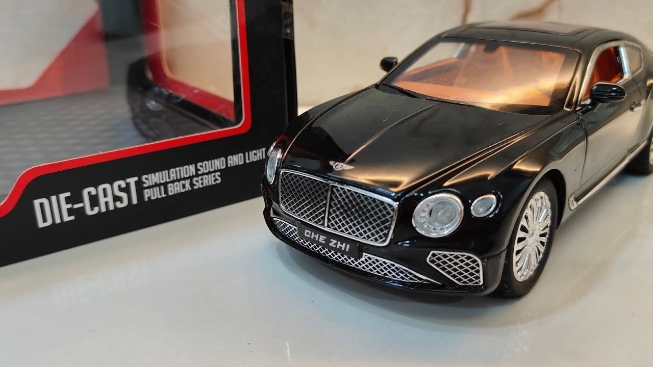 Bentley Continental GT Diecast Simulation Unboxing | Bentley GT 1:24 Scale Model