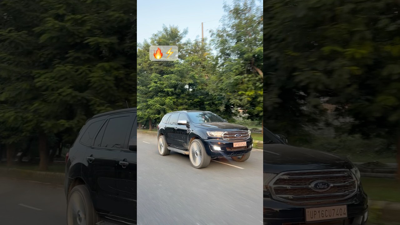 Modified Endeavour with 26 inch&rsquo;s alloy wheels 🛞⚡️🔥 #ford #endeavour #youtubeshorts #shorts