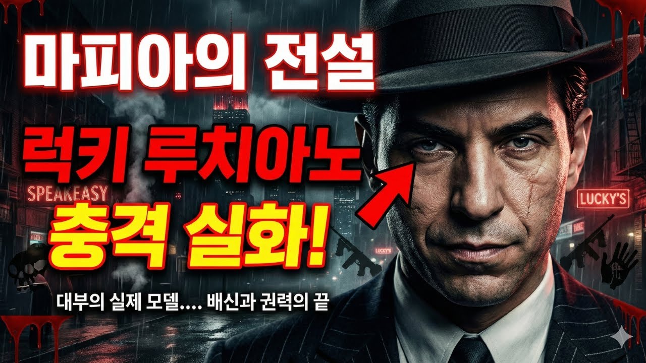 미국 마피아의 전설, 럭키 루치아노의 충격적인 인생 이야기!
