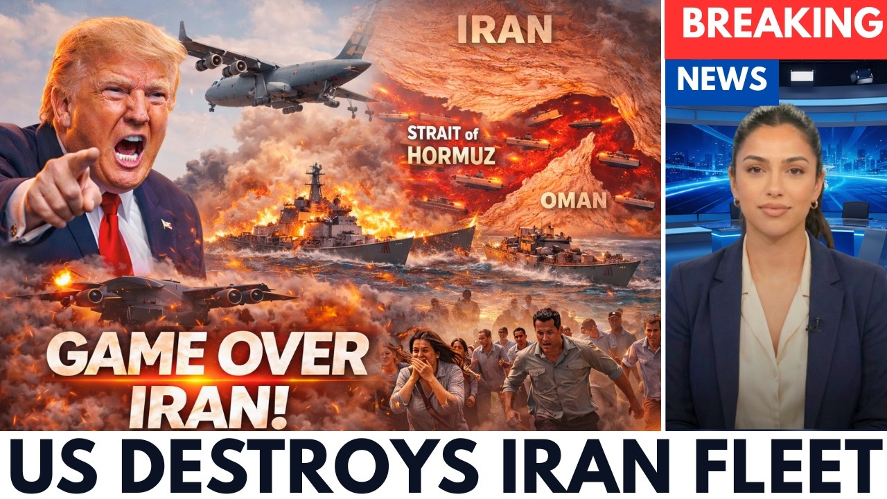 BREAKING: U.S  Destroys 16 Iranian Mine Laying Ships Near Strait of Hormuz