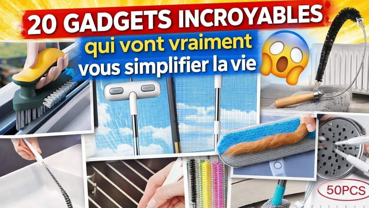 20 Gadgets Incroyables qui vont vraiment vous simplifier la vie 🤯