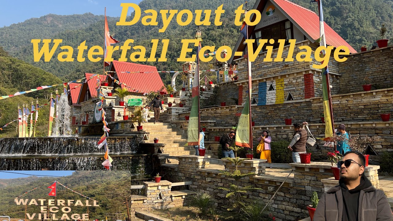 Family Special Dayout || Waterfall Eco Village || DJI Osmo360Camera Shoot #pokhara #trending #top 