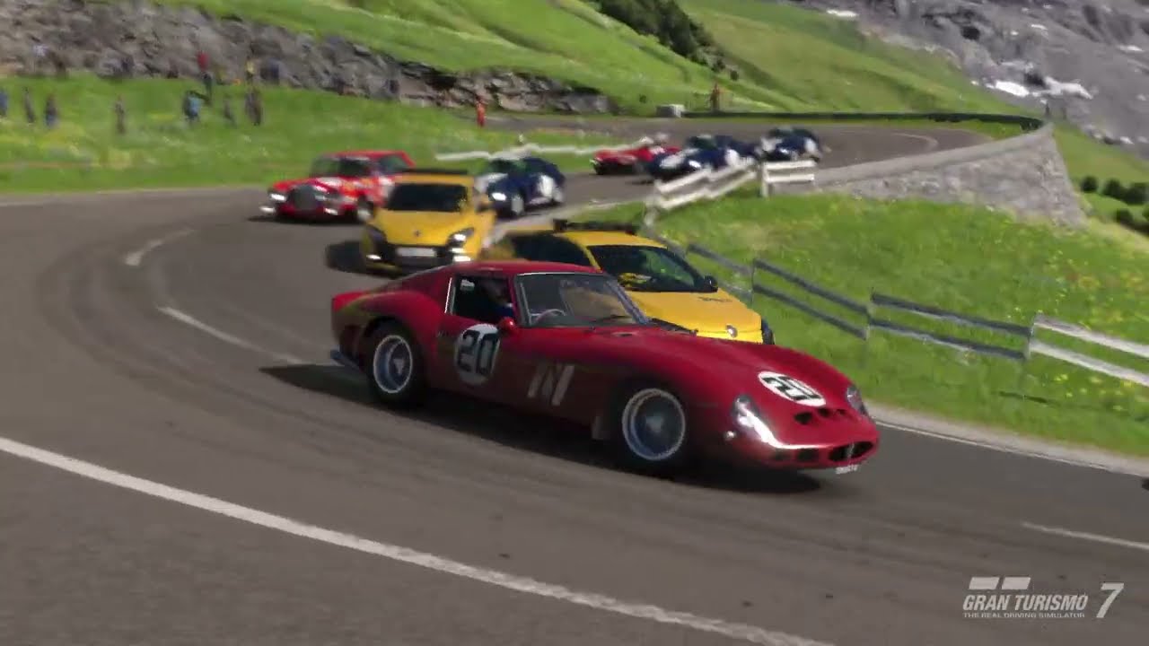 Gran Turismo 7 - Ferrari 250 GTO '62 in Eiger Nordwand Gameplay & Replay (PS5 Pro - 60 FPS)