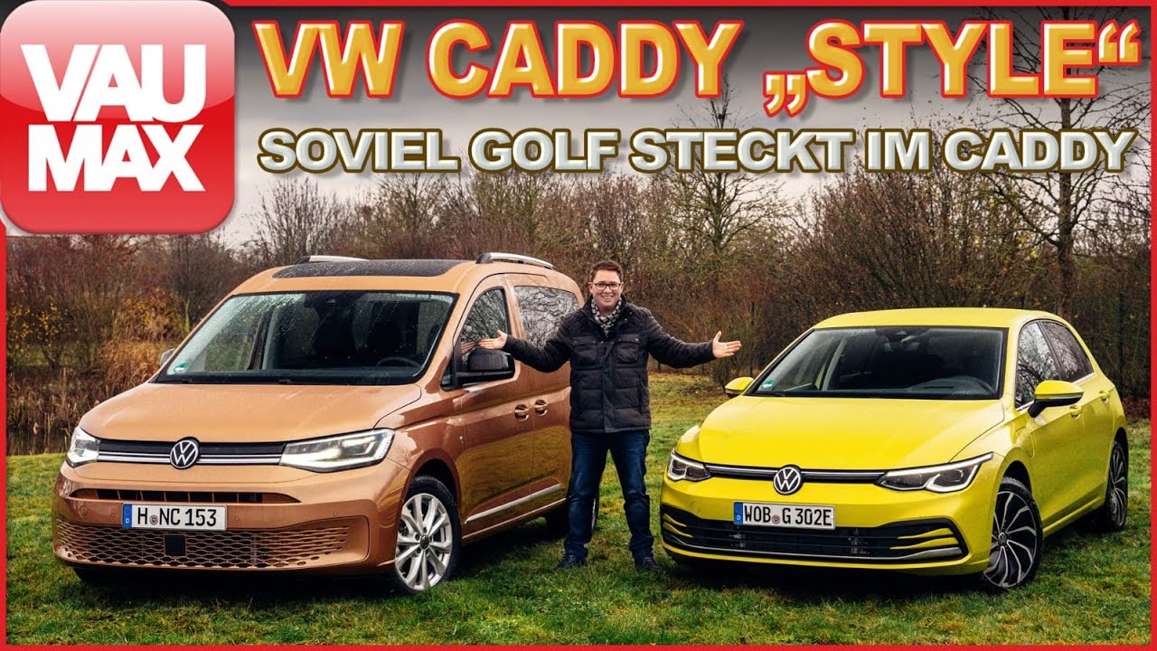 Ein Caddy spielt Golf – Soviel Golf 8 steckt im neuen VW Caddy 5