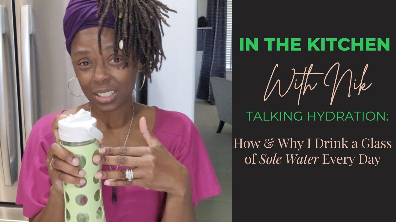 How To Make Sole Water & Why I Have a Glass Every Morning | Add 1-3 Tsp of Sole to a Glass of Water