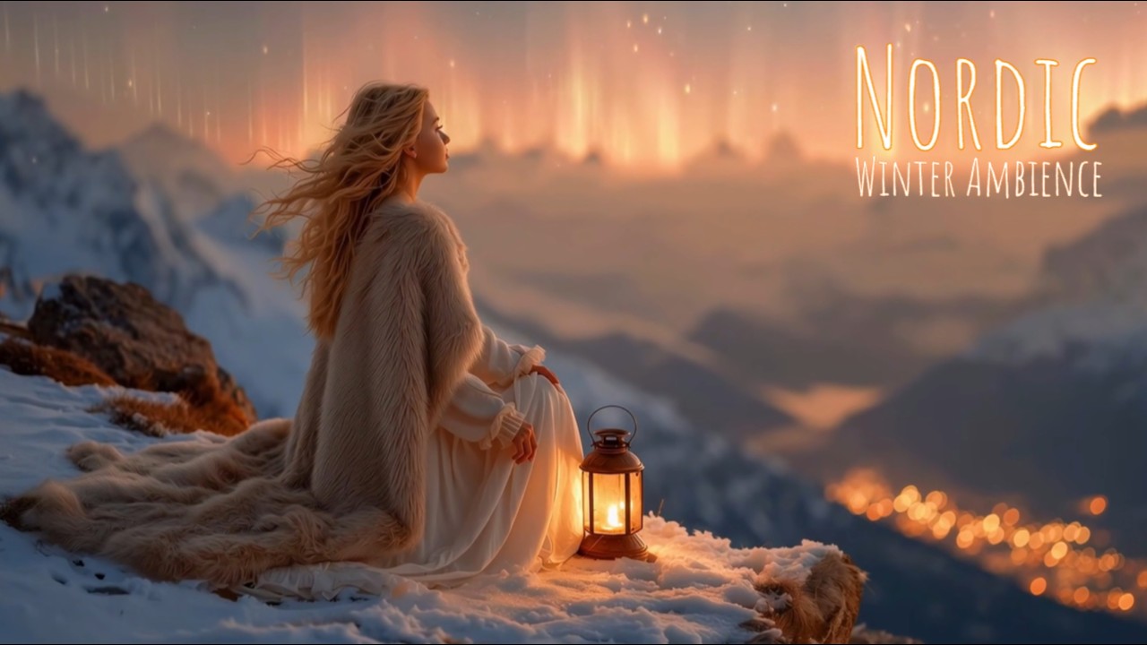 Frozen Kingdom of Aurora Fjord | Nordic Winter Ambience - Ethereal Female Vocals & Calming Music