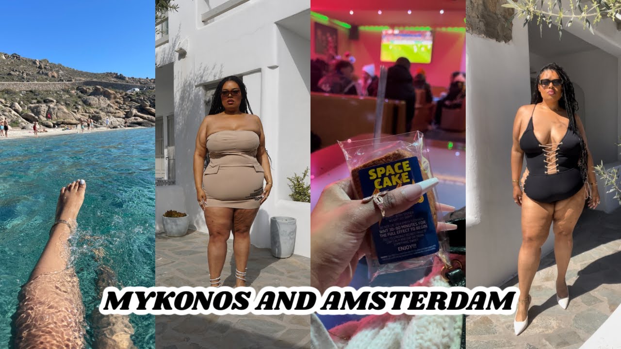 PARTY and MODEL in Mykonos, Greece, and Amsterdam VLOG 2023