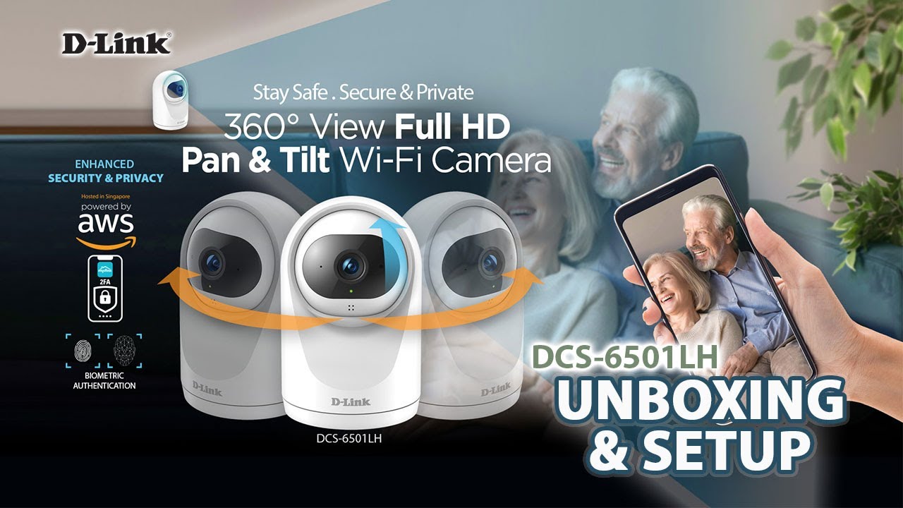 D-Link DCS 6501LH Compact Full HD Pan & Tilt Wi-Fi Camera UNBOXING and SETUP