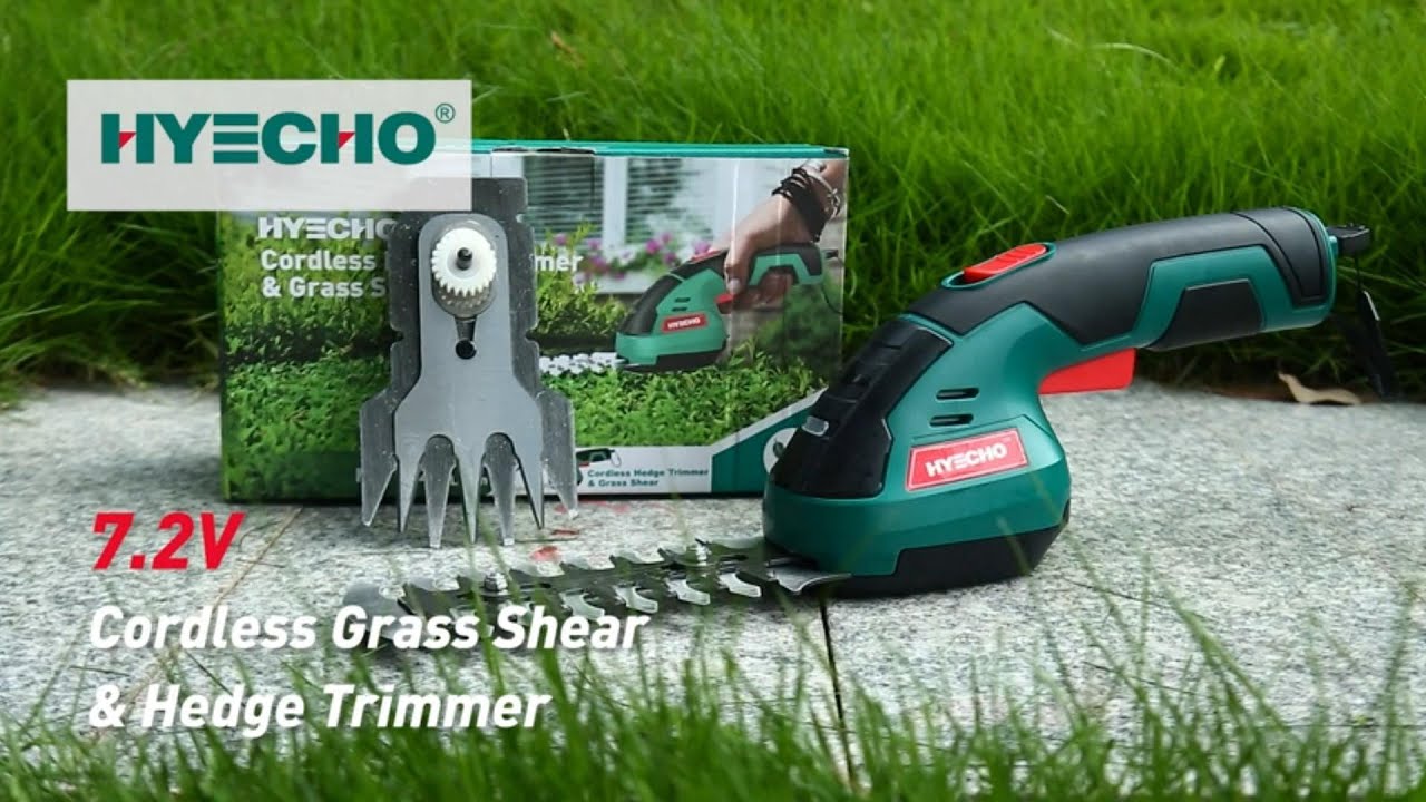 Hyecho Gardening Tools | Completed guide for Hyecho MJ7902 7.2V Electric Grass & Hedge Trimmer