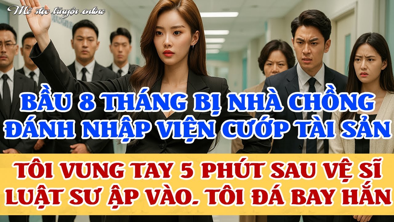 Bầu 8 tháng bị chồng hợp sức người nhà đ.ánh nhập viện-TÔI VUNG TAY LUẬT SƯ VỆ SĨ KÉO ĐẾN ĐÁ BAY HẮN