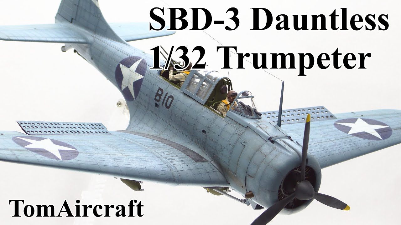 SBD-3 Dauntless 1/32 Trumpeter (photo gallery)