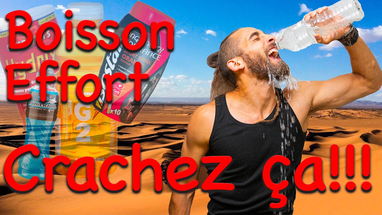 Boisson d'effort : N'avalez pas ça !!! (rinçage de bouche et absorption)
