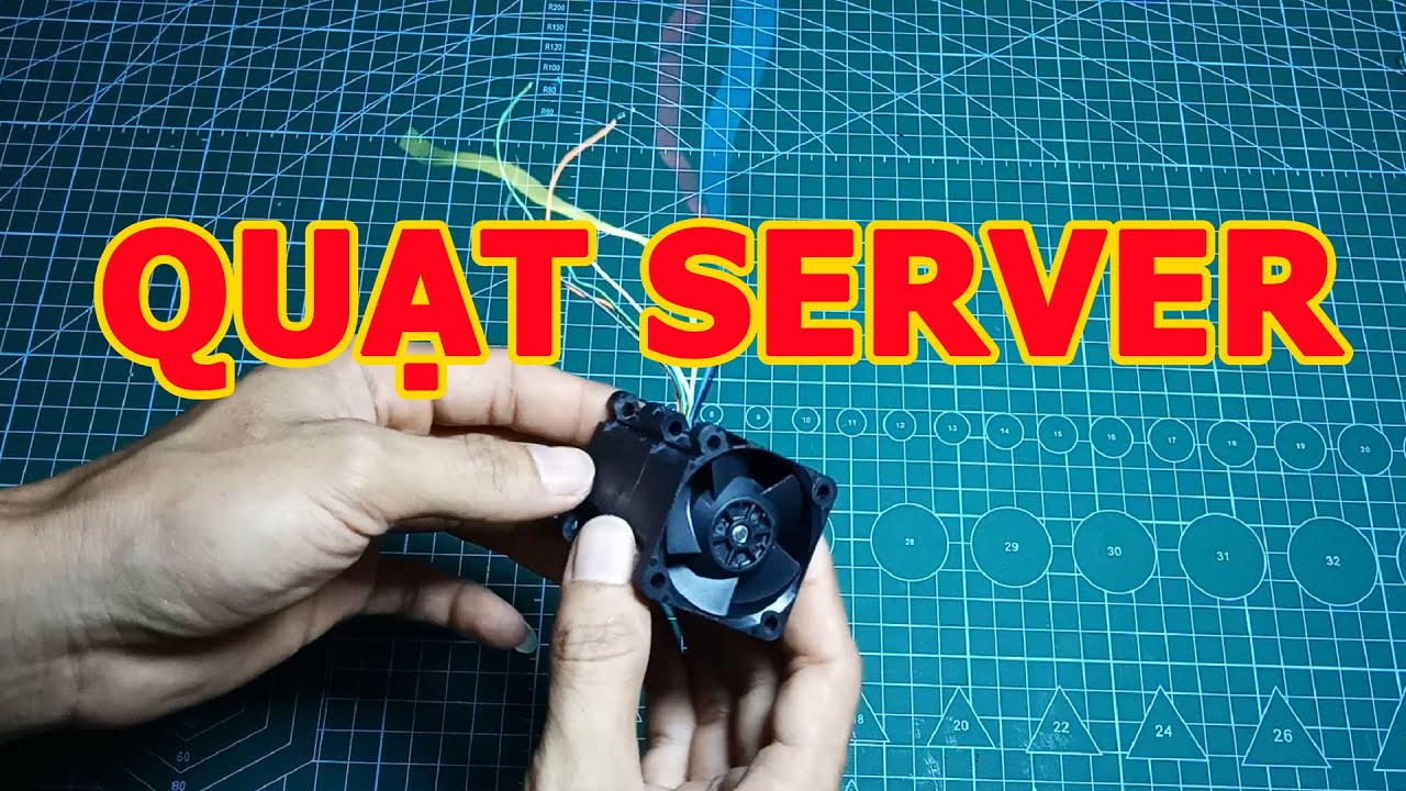 Cấu Tạo Quạt Server - Server Fan Structure - TÂM DIY