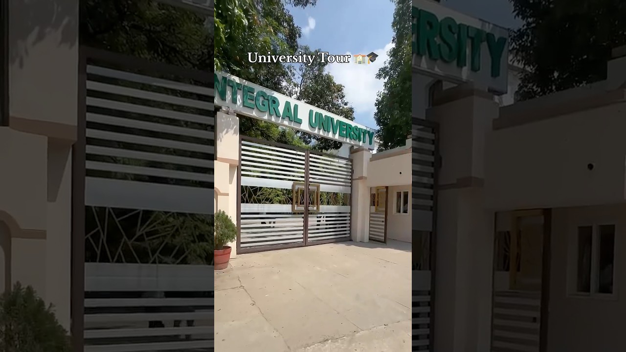 A mini tour of Integral University Lucknow #minivlog #integraluniversity #lucknow
