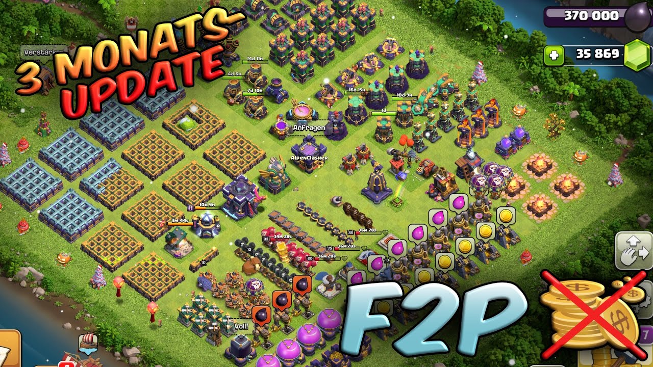 Wie weit kommt man OHNE Cash? | Clash of Clans | Rathaus 15 F2P