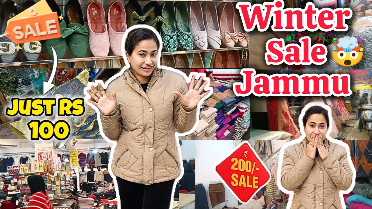 LOOT LO!🛍️🤯 Jammu's biggest winter ❄️ Sale is here! 90% OFF😱 देख कर होश उड़ जाएंगे!