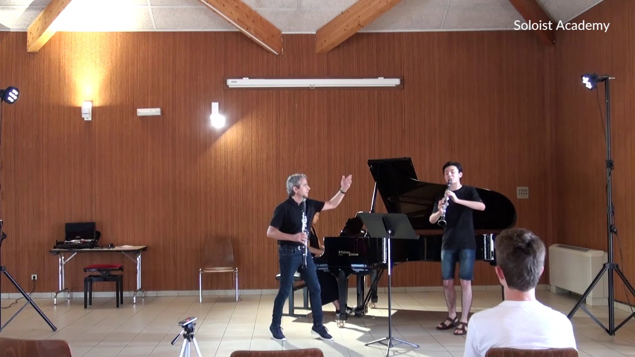 Pascal Moraguès, masterclass at Soloist Academy 2018 part 2