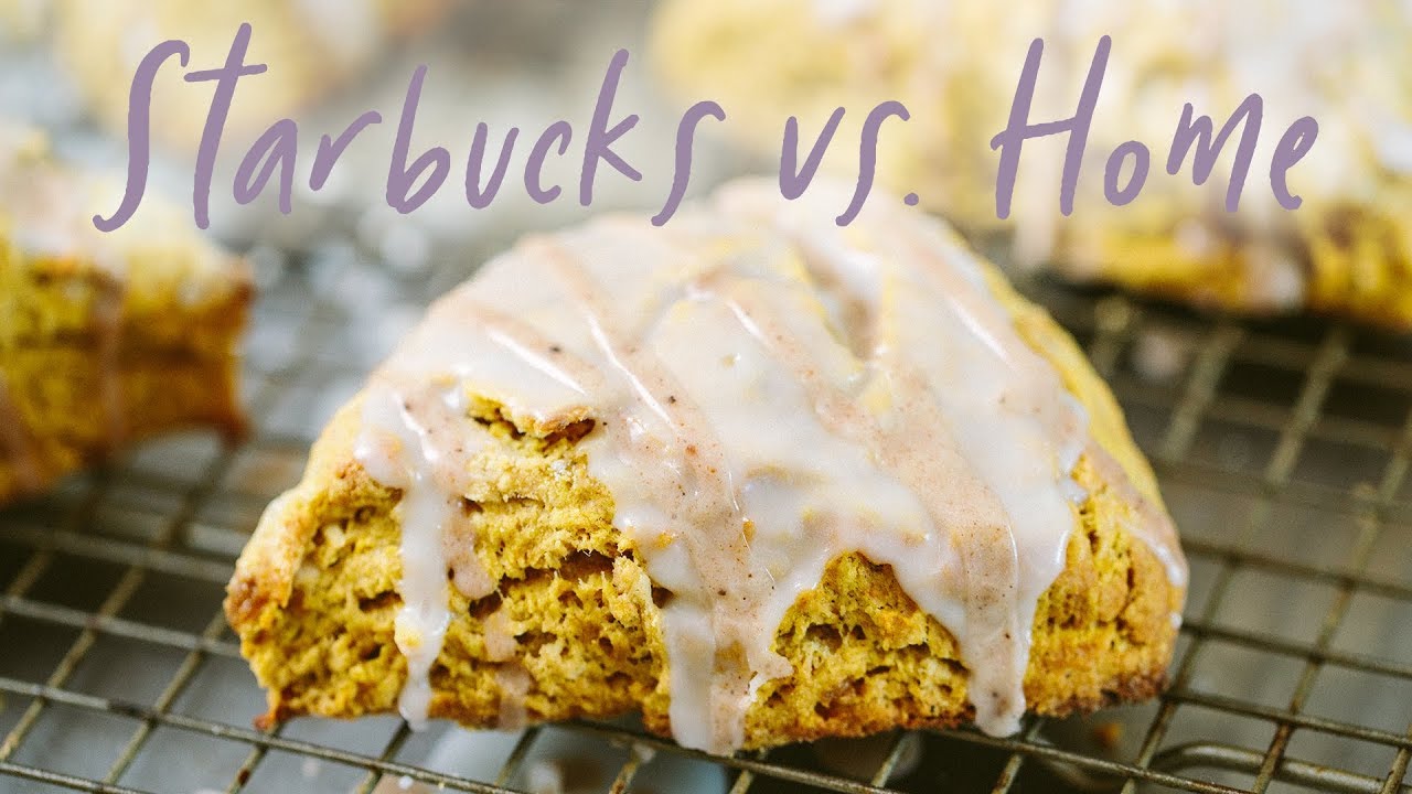 I recreated Starbucks' PUMPKIN SPICE SCONES! Who&rsquo;s is Better? | HONEYSUCKLE