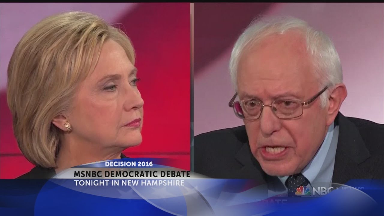 MSNBC Democratic Debate on Thursday night