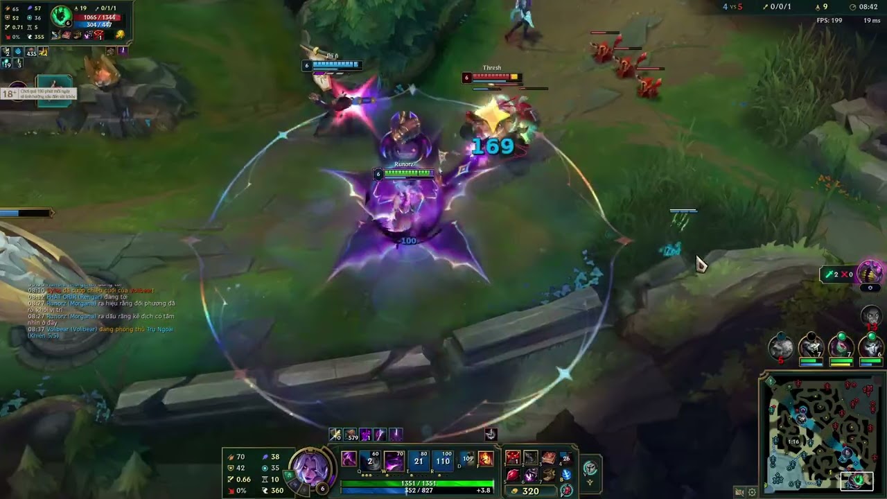 Morgana sp #20, thêm 1 kèo Thresh vs Morgana, vẫn chưa biết sợ là gì? (Runor)