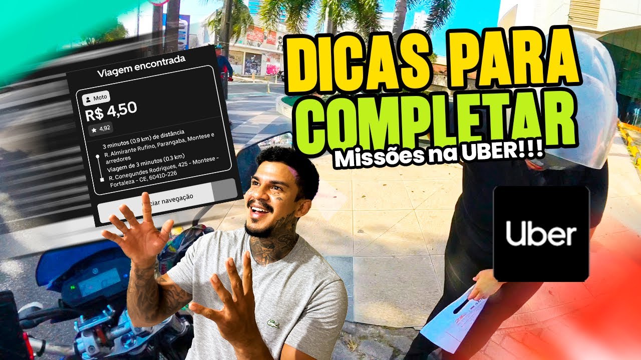 COMO COMPLETAR A MISSÃO DA UBER MAIS RAPIDO.