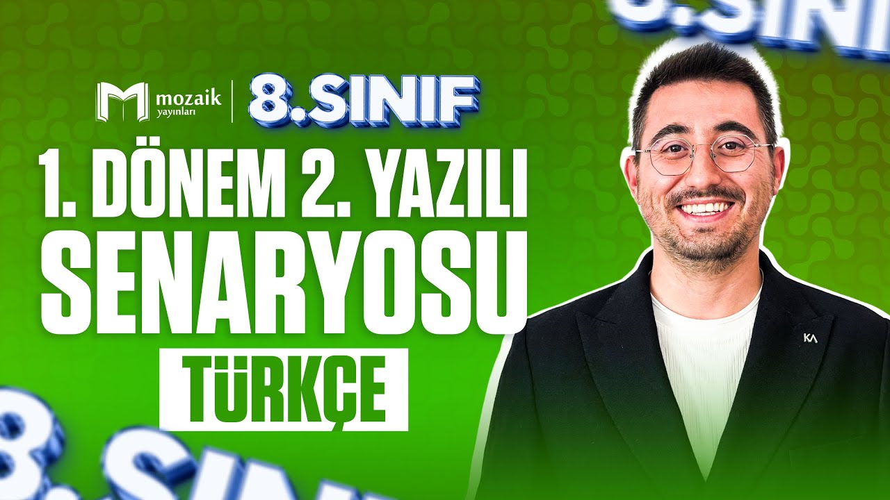 8. Sınıf Türkçe 1.Dönem 2.Yazılı | Genel Tekrar | Yazılı Hazırlık