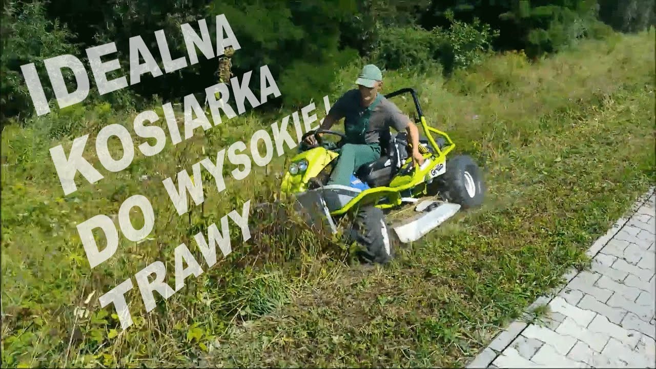 Climber 10.27 4x4 - idealna kosiarka do wysokiej trawy na zbocza i skarpy