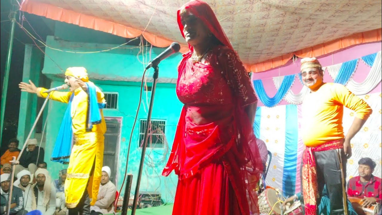 महारानी चंपावती ने अपने देवर लाला हरदौल को बुलाया और शादी करने को कहा,नौटंकी प्रोग्राम रीवन मौदहा..