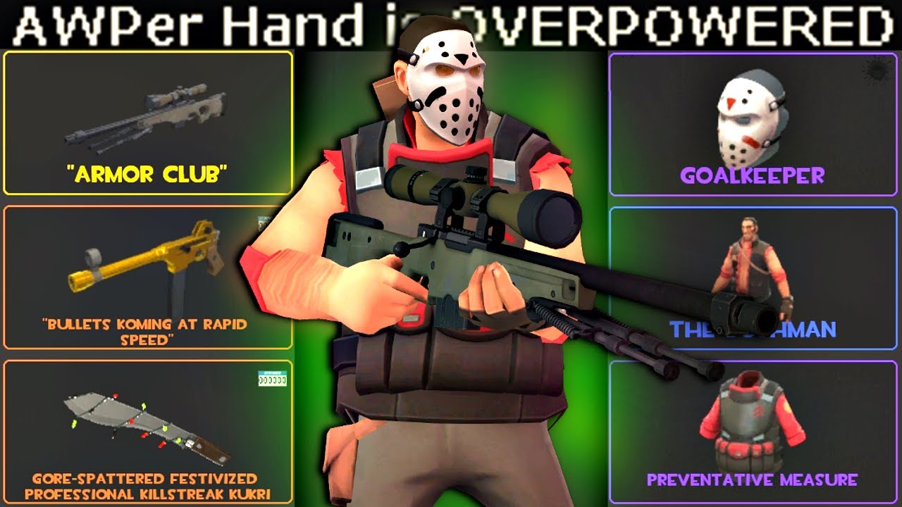 The Counter-Strike Sniper🔸AWPer Hand Experience (TF2 Gameplay)