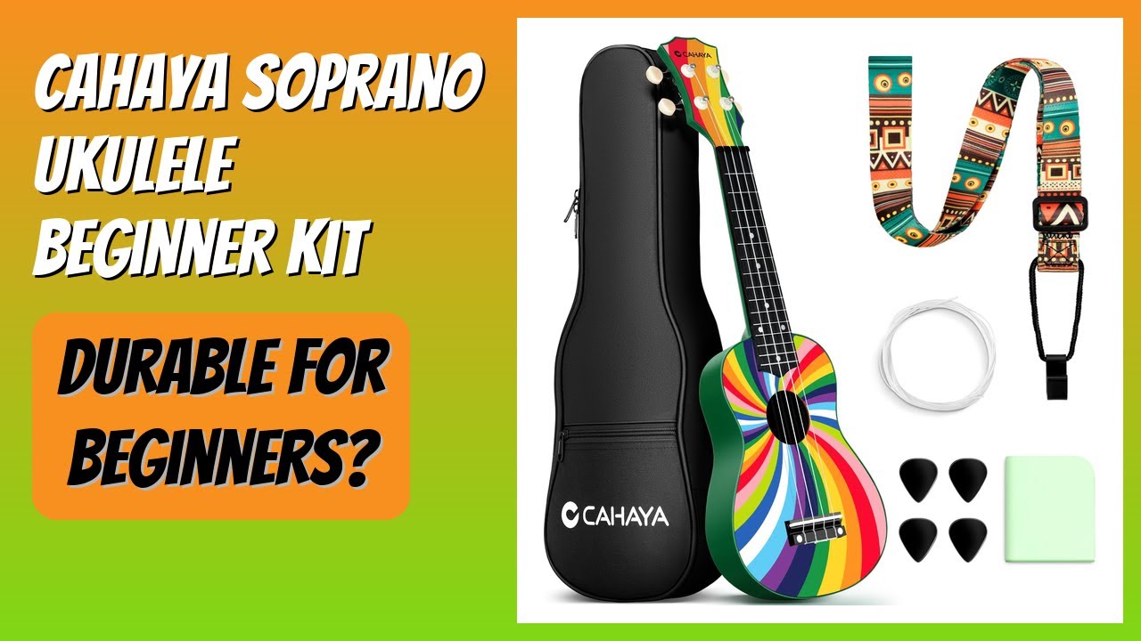 REVIEW (2026): CAHAYA Soprano Ukulele Beginner Kit. Features