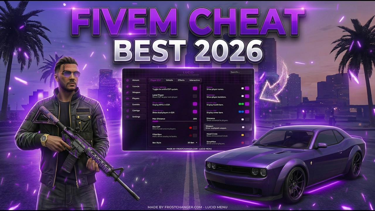 BEST Fivem Cheat (Aimbot + Mod Menu) - Undetected Showcase 2026 🤩