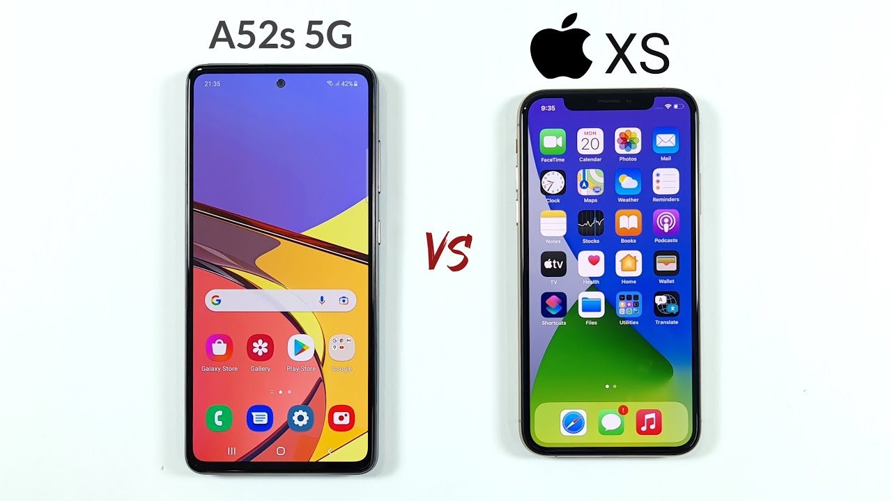 Samsung A52s 5G vs iPhone XS - SPEED TEST