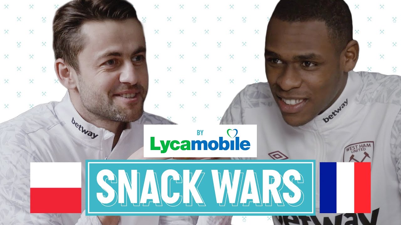 FABIANSKI & DIOP SWAP SNACKS! | SNACK WARS PRESENTED BY LYCAMOBILE: FRANCE V POLAND