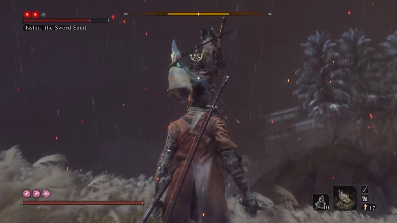 Sekiro: Isshin the Sword Saint (no hit, no deflect, dodge only)