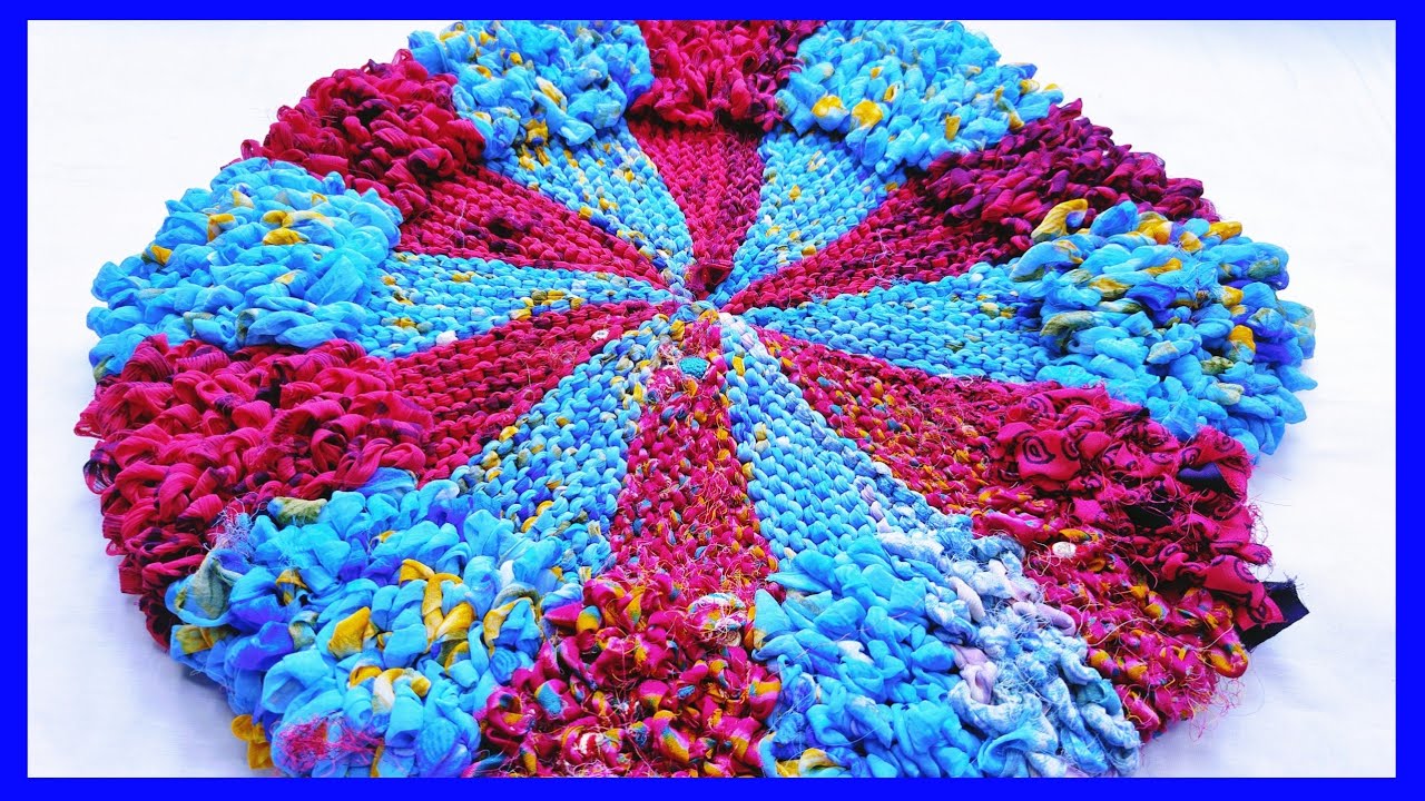 साड़ी से बनाये फ्रिल्ल वाला पायदान I Saree Se Banaye Frill Wala Door Mat, #doormat @NILIMACREATION18